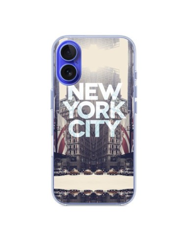 Coque iPhone 16 New York City Vintage - Javier Martinez