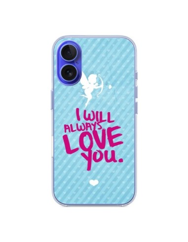 Coque iPhone 16 I will always love you Cupidon - Javier Martinez