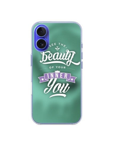 Coque iPhone 16 Beauty Vert - Javier Martinez