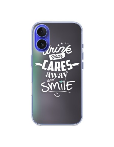 Coque iPhone 16 Drink Gris - Javier Martinez