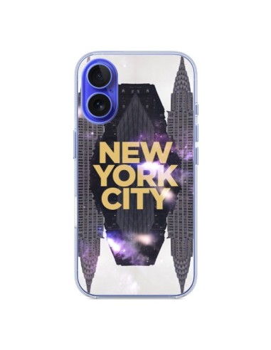 Coque iPhone 16 New York City Orange - Javier Martinez