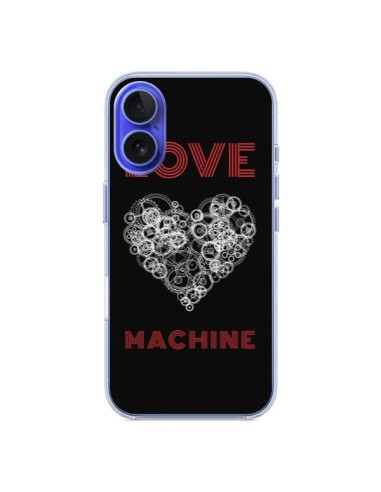 Coque iPhone 16 Love Machine Coeur Amour - Julien Martinez