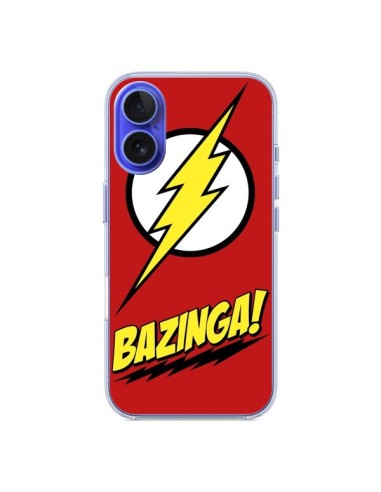 Coque iPhone 16 Bazinga Sheldon The Big Bang Theory - Jonathan Perez