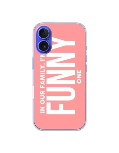 Coque iPhone 16 In our family i'm the Funny one - Jonathan Perez