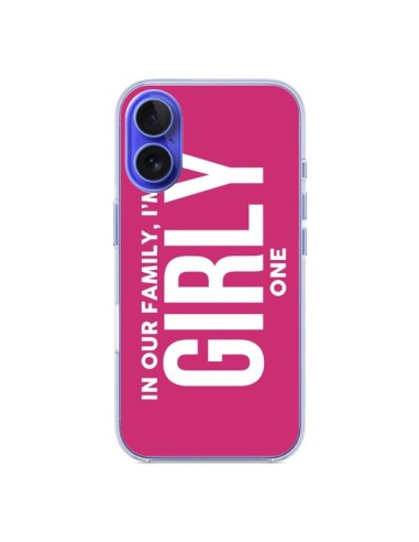 Cover iPhone 16 In our family i'm the Girly one - Jonathan Perez