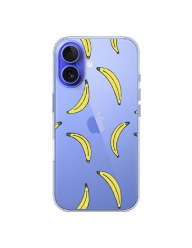 Coque iPhone 16 Bananes Bananas Fruit Transparente - Dricia Do