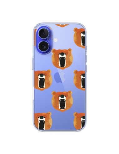 Cover iPhone 16 Orso Trasparente - Dricia Do