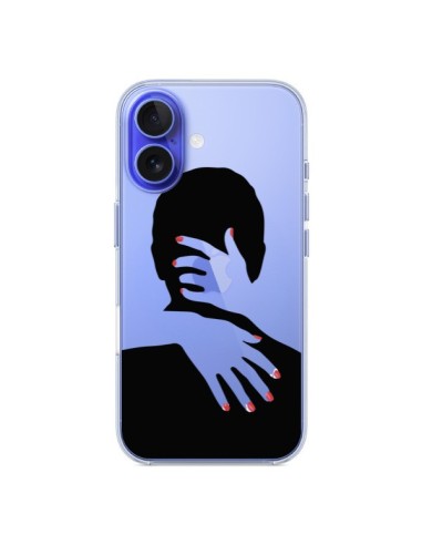 Coque iPhone 16 Calin Hug Mignon Amour Love Cute Transparente - Dricia Do