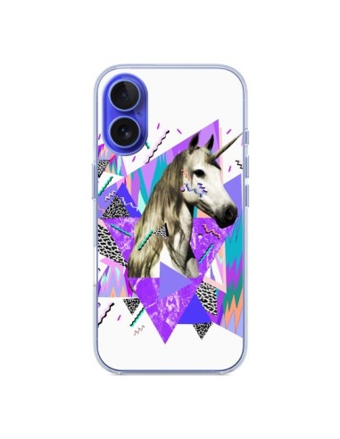 Coque iPhone 16 Licorne Unicorn Azteque - Kris Tate