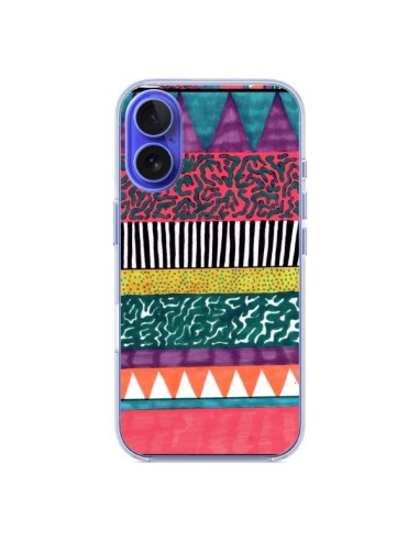 Coque iPhone 16 Azteque Dessin - Kris Tate