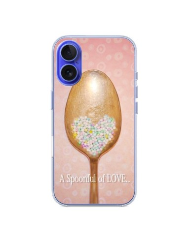 Coque iPhone 16 Cuillère Love - Lisa Argyropoulos