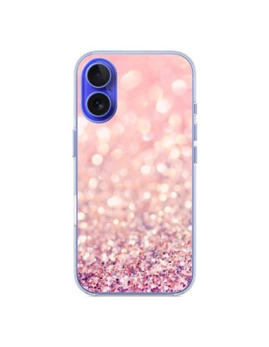 Coque iPhone 16 Paillettes Blush - Lisa Argyropoulos