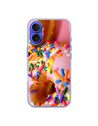 Coque iPhone 16 Donuts Rose Candy Bonbon - Laetitia