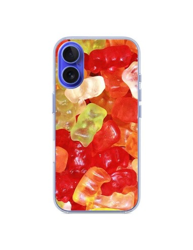 Coque iPhone 16 Bonbon Ourson Multicolore Candy - Laetitia