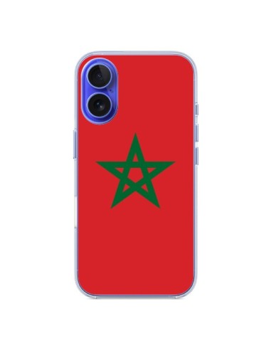 Coque iPhone 16 Drapeau Maroc Marocain - Laetitia