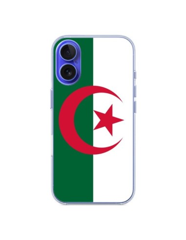 Coque iPhone 16 Drapeau Algérie Algérien - Laetitia