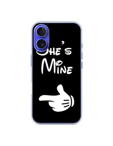 Coque iPhone 16 She's Mine Elle est à Moi Amour Amoureux - Laetitia