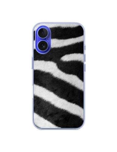 Coque iPhone 16 Zebre Zebra - Laetitia