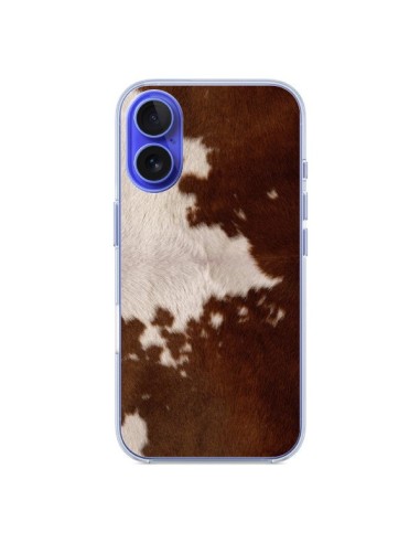 Coque iPhone 16 Vache Cow - Laetitia