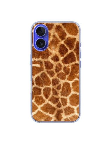 Coque iPhone 16 Giraffe Girafe - Laetitia