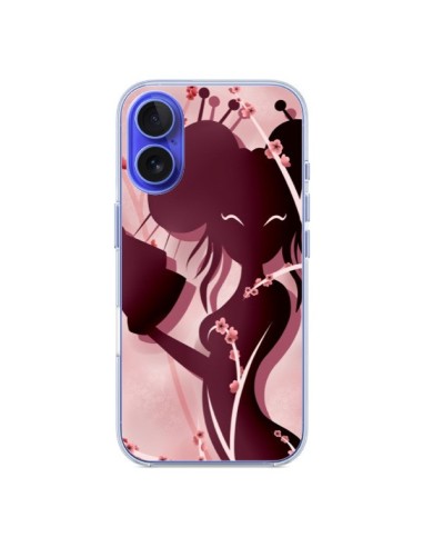 Coque iPhone 16 Femme Asiatique Akiko - LouJah