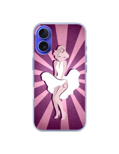 Coque iPhone 16 Marilyn Monroe Design - LouJah