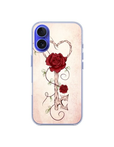 Coque iPhone 16 Key of Love Clef Amour - LouJah