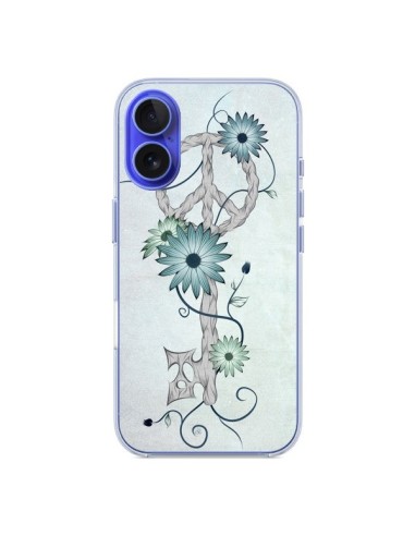 Coque iPhone 16 Key to Peace Clef Paix - LouJah