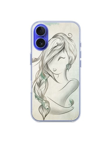 Coque iPhone 16 Downwind Fille Vent Wind - LouJah