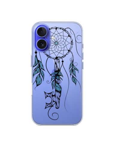 Coque iPhone 16 Attrape Rêves Clefs Transparente - LouJah