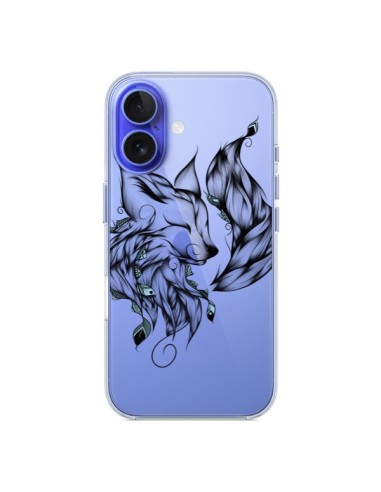 Coque iPhone 16 Renard Transparente - LouJah