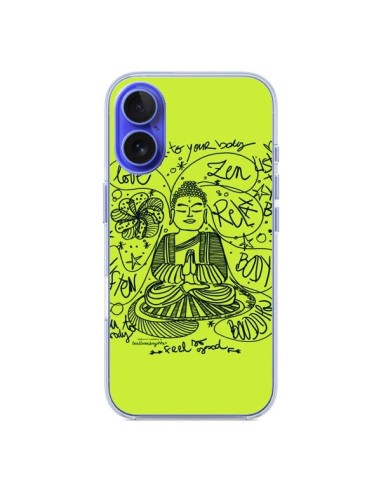 Coque iPhone 16 Buddha Listen to your body Love Zen Relax - Leellouebrigitte