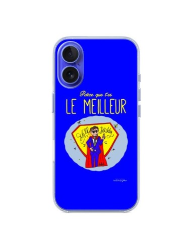 Coque iPhone 16 Le meilleur Papa Fête des Pères - Leellouebrigitte