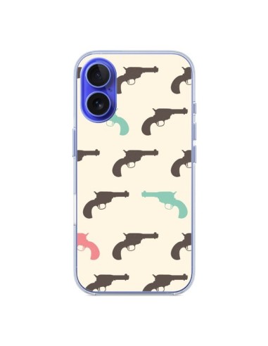 Coque iPhone 16 Gun Pistolet - Leandro Pita