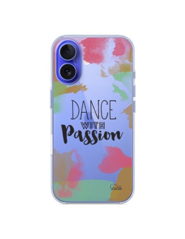 Coque iPhone 16 Dance With Passion Transparente - Lolo Santo