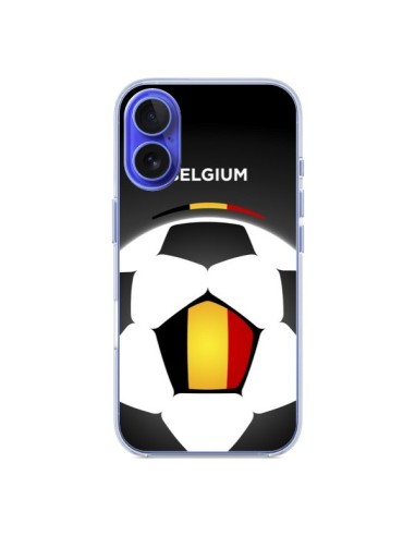 Coque iPhone 16 Belgique Ballon Football - Madotta