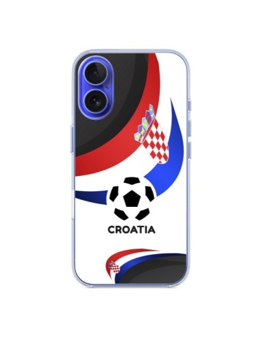 Coque iPhone 16 Equipe Croatie Football - Madotta