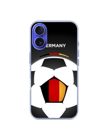 Coque iPhone 16 Allemagne Ballon Football - Madotta