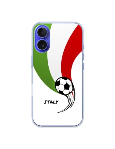 Coque iPhone 16 Equipe Italie Italia Football - Madotta