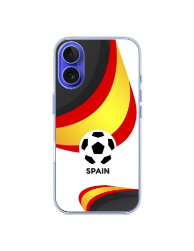 Coque iPhone 16 Equipe Espagne Football - Madotta