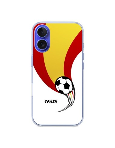 Coque iPhone 16 Equipe Espagne Spain Football - Madotta