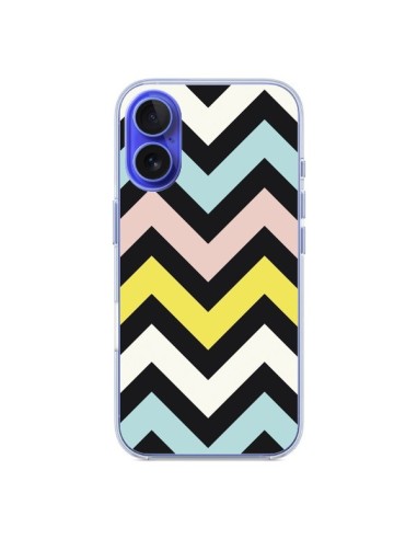 Coque iPhone 16 Azteque Chevron Sunny - Mary Nesrala