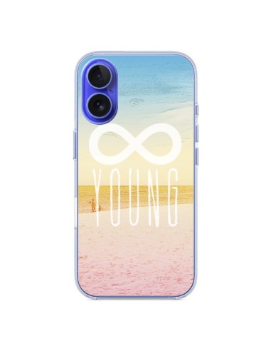 Coque iPhone 16 Forever Young Plage - Mary Nesrala