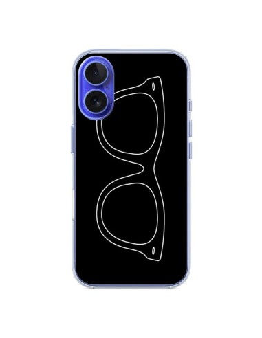 Coque iPhone 16 Lunettes Noires - Mary Nesrala