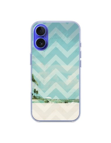 Coque iPhone 16 Chevron Beach Dreams Triangle Azteque - Mary Nesrala