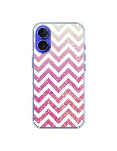 Coque iPhone 16 Chevron Pixie Dust Triangle Azteque - Mary Nesrala