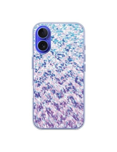 Coque iPhone 16 Chevron Splash Triangle Azteque - Mary Nesrala