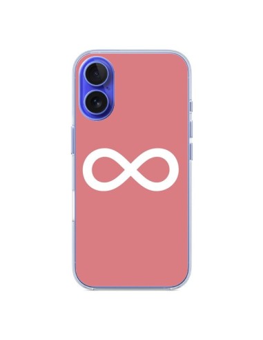 Coque iPhone 16 Infinity Infini Forever Corail - Mary Nesrala