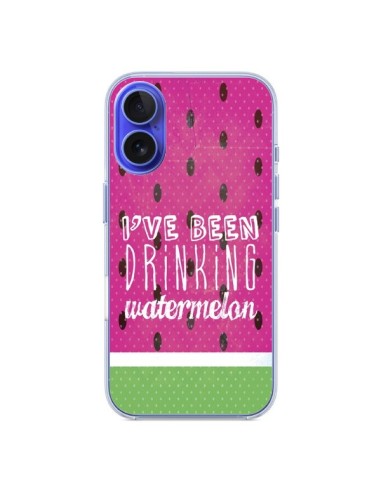 Coque iPhone 16 Pasteque Watermelon - Mary Nesrala