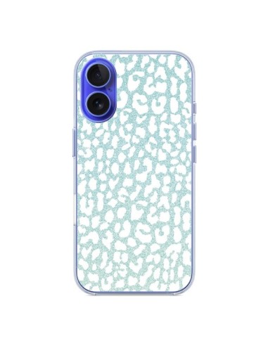 Coque iPhone 16 Leopard Winter Mint - Mary Nesrala